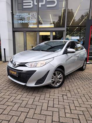 TOYOTA YARIS 1.5 16V FLEX XL PLUS CONNECT MULTIDRIVE TOYOTA YARIS 1.5 16V FLEX XL PLUS CONNECT MULTIDRIVE